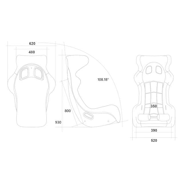 ATECH North FIA 8855-1999 Rennsitz - XL (185-200 cm)
