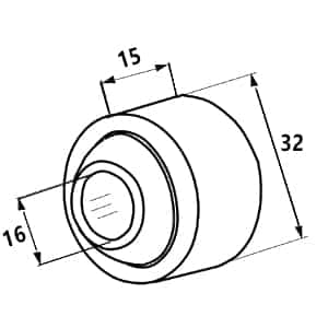 Radial Gelenklager - GE 16