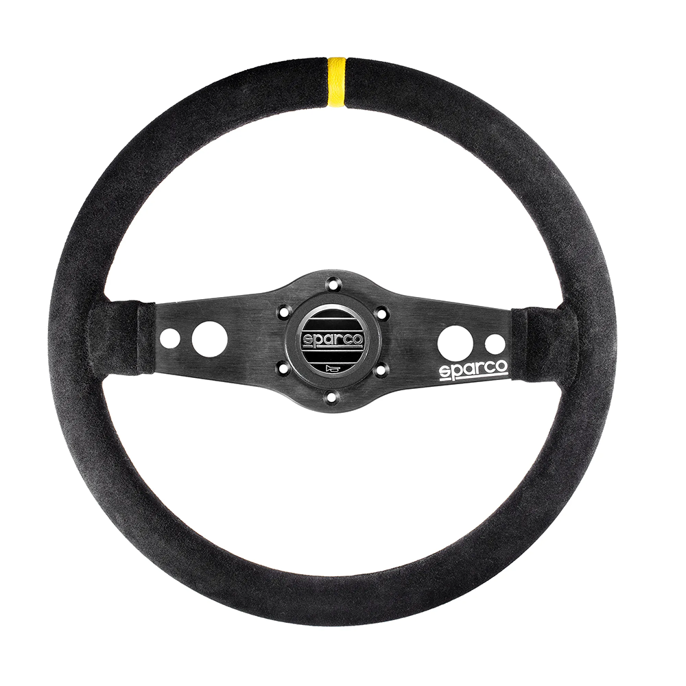 Sparco R215 Lenkrad – 2-Speichen 350mm Wildleder
