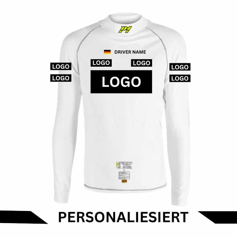 P1 FIA Elite Comfort inkl. Namen und Logos Einseitiger Druck