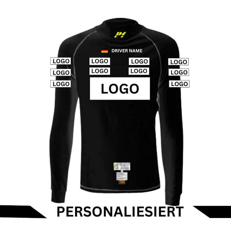 P1 FIA Elite Comfort inkl. Namen und Logos einseitiger Druck