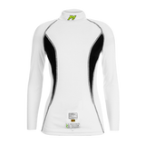 LTEC FIA Top Weiß - FIA 8856-2000 Silbernes Hologram Gr. L Women