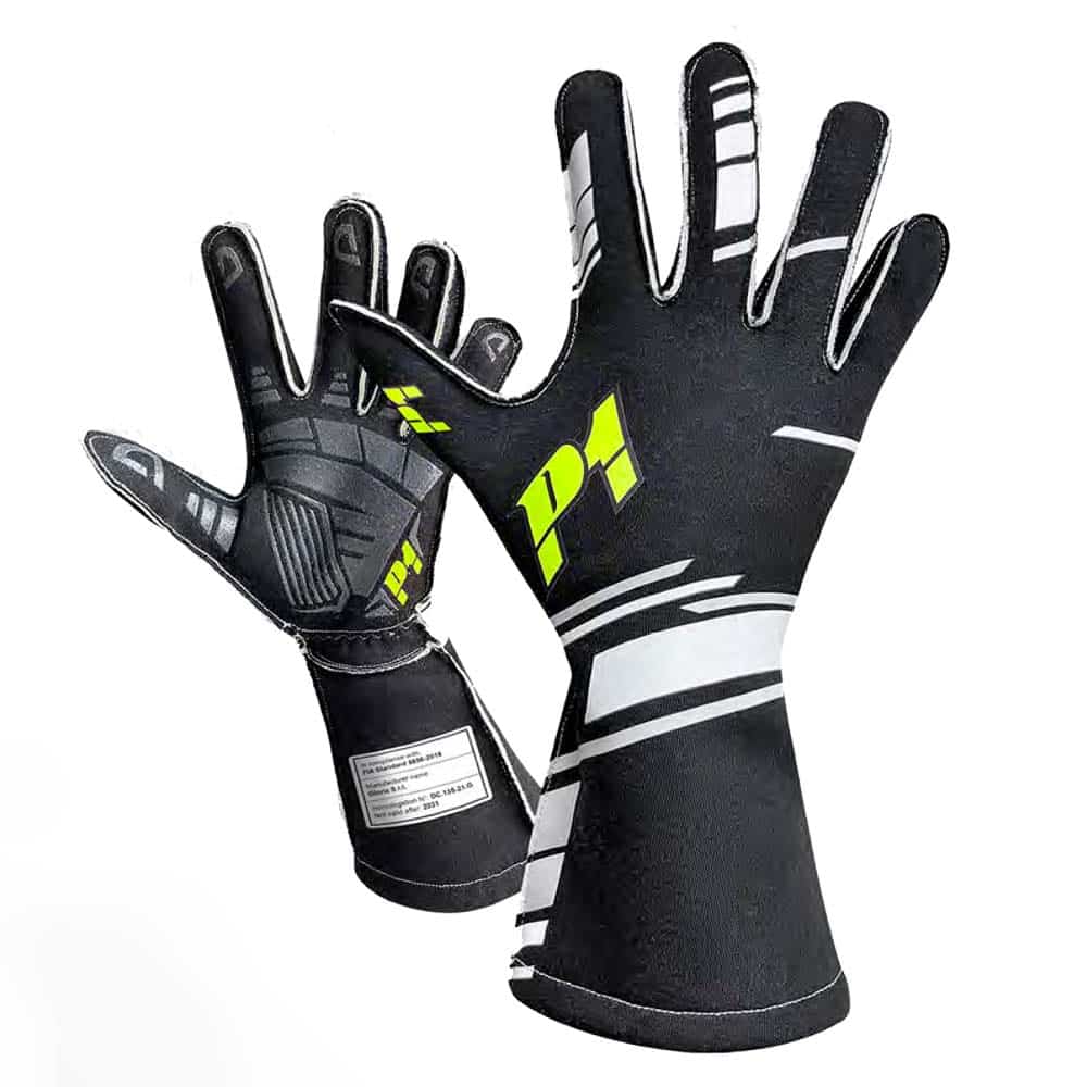 P1 FIA Handschuhe Speed inkl. Namen und Logo